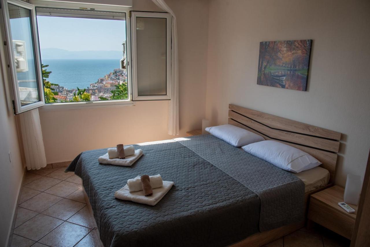 Ferienwohnung Beautyblue Kavala Exterior foto