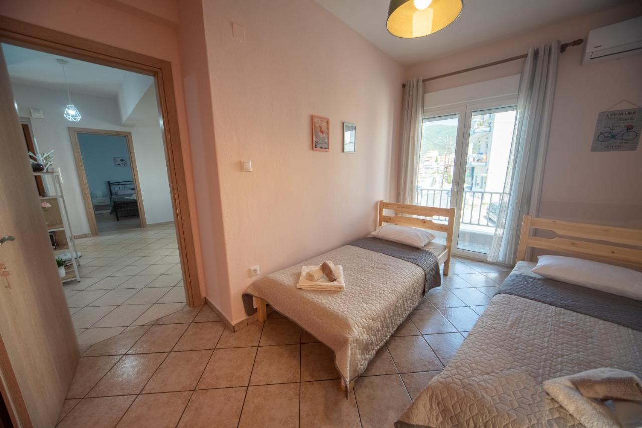 Ferienwohnung Beautyblue Kavala Exterior foto
