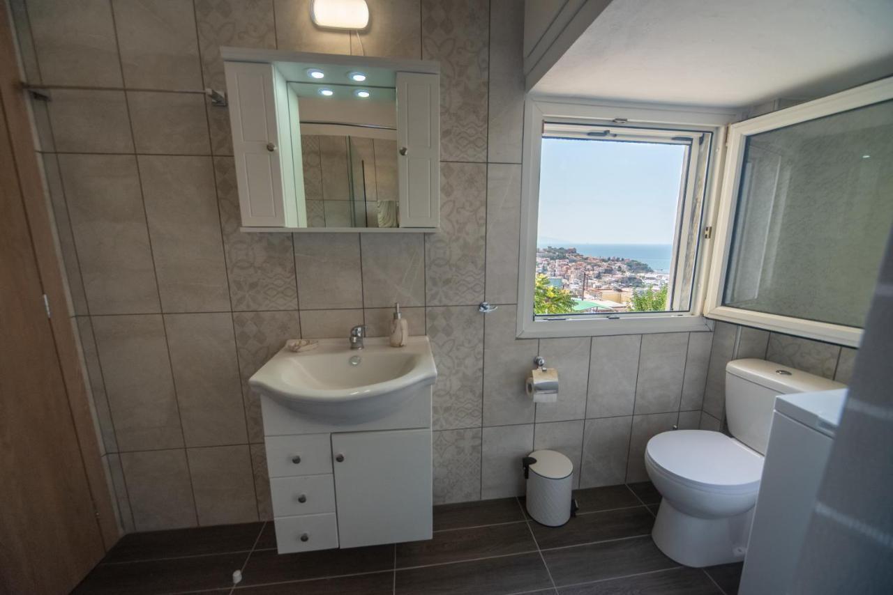 Ferienwohnung Beautyblue Kavala Exterior foto